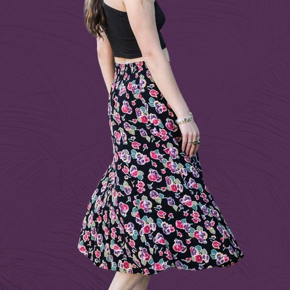 Carole Little Dresses & Skirts - Vintage Floral Skirt